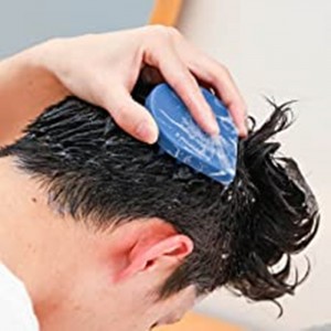 Customized silicone hair massage brush